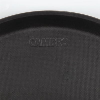 Cambro Treadlite Rond Antislip Glasvezel Dienblad Zwart 35,5cm DB003