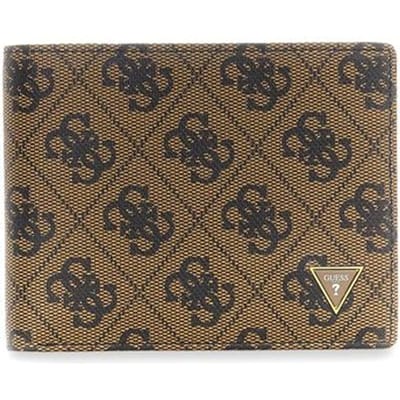 GUESS Leren portemonnee Mito Billfold Coin Wallet Coffee bruine