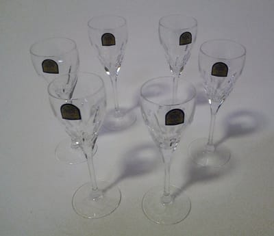 RCRCrystal Lucca 6 likeurglas kristal handgeslepen