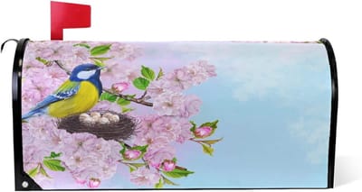 Brievenbus Decoratie - Postvak Cover - Buiten Versieren - Magnetische Bevestiging - 45 x 528 cm - Geel
