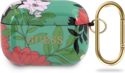 Guess AirPods Pro Case - Groen - Bloemenpatroon