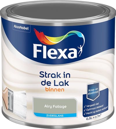 Flexa - Strak In De Lak Binnenlak Zijdeglans - Airy Foliage - Mengverf - 500 Ml