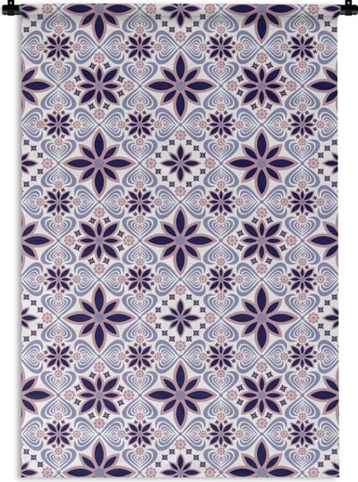 Wandkleed - Wanddoek - Bloemen - Luxe - Design - 120x180 cm - Wandtapijt