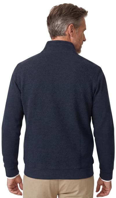 CASA MODA comfort fit sweat schipperstrui - donkerblauw