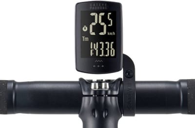 CatEye Padrone Stealth CC-PA100W Fietscomputer - Draadloos Incl. OF100 - Houder