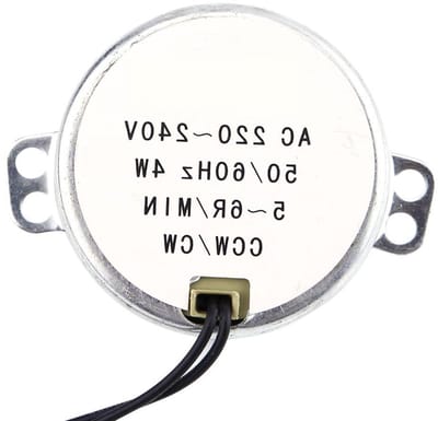 Synchrone motor 220/240V 4W 50/60Hz AC motorreductor 5-6 RPM - Elektrische motor met CCW/CW rotatie