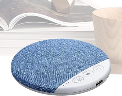 Kussen Speaker - Slaapmuziek Luidspreker - Ontspannen Luisteren - Automatische Uitschakelaar - 49.9 g - Wit