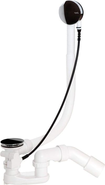 Afvoer Overloopgarnituur - Bad Sifon - Badkamer Drainage - Snelle Afvoer 51 L/min - Ø 52 mm - Chroom