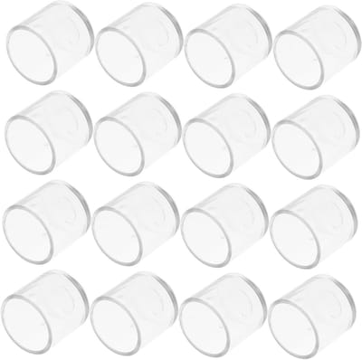 Tafelpootbeschermers - Meubelvoetdoppen - Vloeren Beschermen - Flexibel PVC Materiaal - 16 Stuks - Transparant
