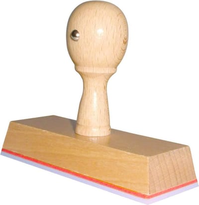 Handstempel 100x35 Mm - Stempels - Stempels volwassenen - Snelle Levering