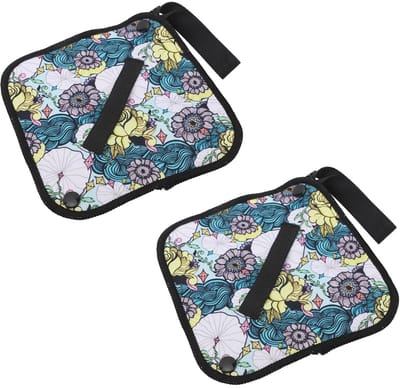 Dailygoods- Plasdoek Herbruikbaar - 2 Stuks - Huidvriendelijk Bamboe-Houtskoolvezel - Waterdichte TPU-laag - Superabsorberend - Geschikt voor Kamperen - Kampeermat