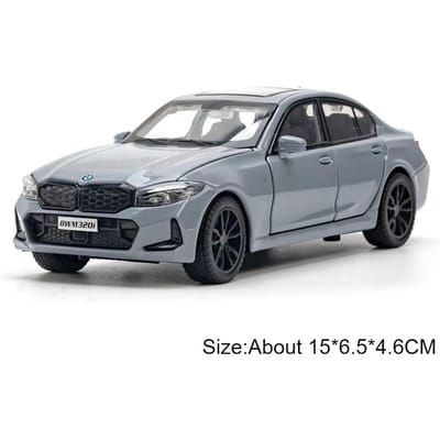 1:32 X3M 320I Speelgoed Sportwagen Model Terugtrekken Geluid Licht Deuren Geopend Legering Diecast Miniatuur Voertuig Modellen Ornamenten Cadeaus