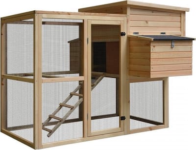 Duvo+ kippenhok loft attic pinus 172x146x125,5cm