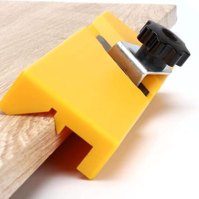 Handmatige Houtplane voor Precisieafwerking - 45°/90° Hoekafwerking voor Gipsplaat, Hout en Kunststof met Verstelbare Bevelrand en Schuine Hoek