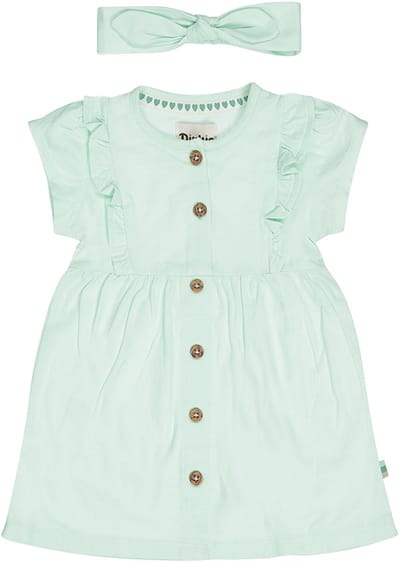 Dirkje - Jurk - Light Aqua- Maat 56