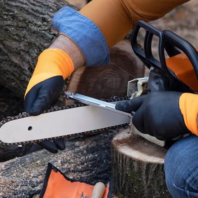 Zaagvijl Ronde Rasp - Metaalvijl - Zaagblad Scherp Maken - Dubbele Snijtanden - 52 mm - Chroomstaal