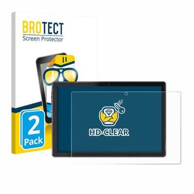 BROTECT - Screenprotector voor Lisciani Mio Tab 10" - Folie Beschermfolie transparant 2 Stuks