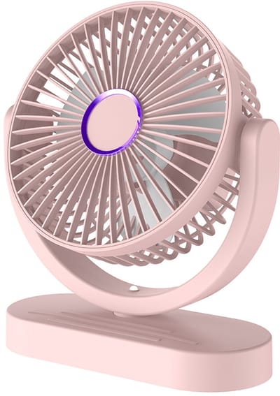 Ventilatoren-USB Tafelventilator - 5.5 Inch Bureauventilator - Stil en Krachtig - 3 Snelheden - Verstelbaar - Mini Ventilator voor Thuis, Kantoor en Laptop