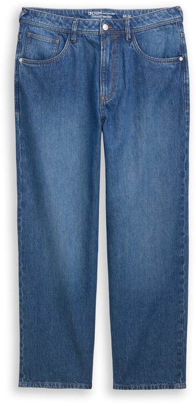 Tom Tailor Denim - TTELLIOT baggy jeans - Maat 28/32 - Blue Denim