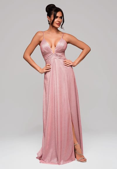 LARICA Jurk - Mouwloos - Rits - Jurk Roze L