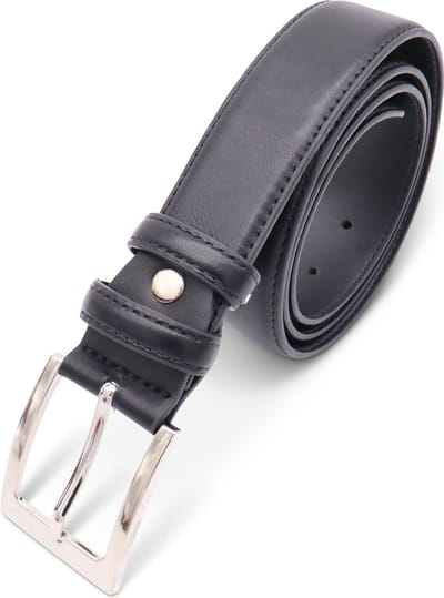 Safekeepers Riem Dames & Heren - Broekriem - Nette Gestikte Riem - Zwart - maat 95/110 cm