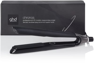 ghd – Chronos – Stijltang – HD Motion-Responsive Technologie – Keramische Coating – Inclusief Opbergkoker – Zwart
