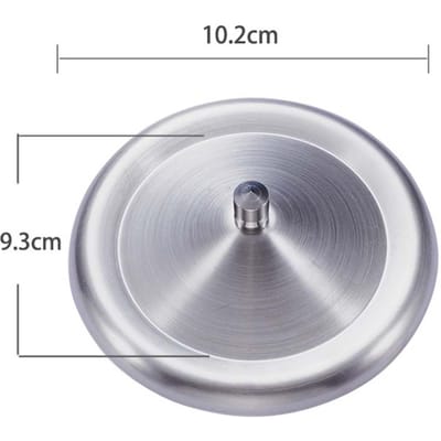Duurzame Roestvrijstalen Bekerdeksels Stofdichte Siliconen Mokhoesje Drinkbeker Dekseltjes Keuken Bar Beker Accessoires 8,5cm 10cm white