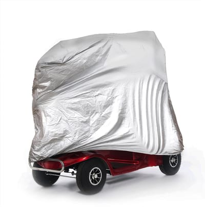 Maxxcovers® Scootmobiel Hoes - Zilver - Afdekhoes - Regenhoes - Maat M