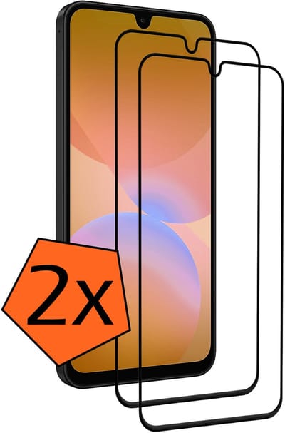 Screenprotector - 2 Stuks - Geschikt voor Samsung Galaxy A26 - Full Cover - Gehard Glas - Beschermglas - Tempered Glass - Screen Protector