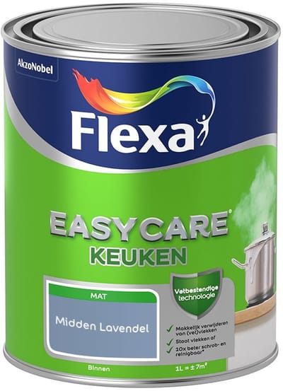 Flexa - Easycare Keuken - Midden Lavendel - Mengverf - 1 L