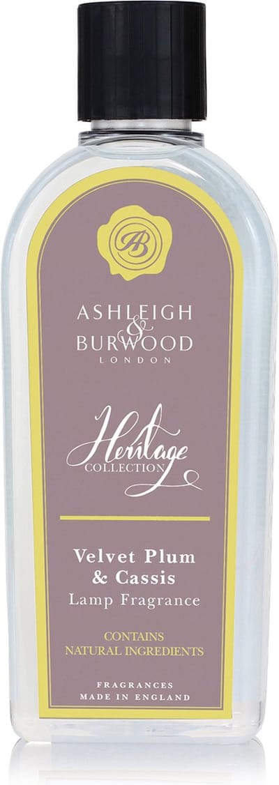 Ashleigh & Burwood Lampenolie Geurolie Heritage, Velvet Plum & Cassis Oud - Geurlamp olie 500ml