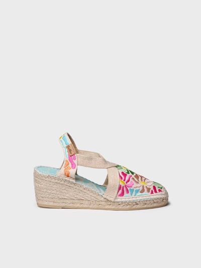 Toni Pons Montjoi Wedge Espadrilles Beige EU 41 Vrouw