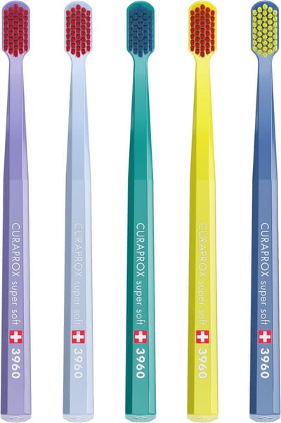 Tandenborstel Set - Zachte Borstels - Dagelijkse Mondverzorging - 3960 Fijne Filamenten - 5 Stuks - Willekeurig