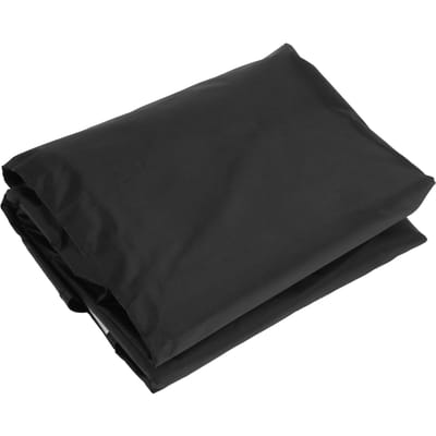 Housse supérieure de balancelle Imperméable Pare-soleil Protecteur de chaise balancelle pour Jardin Cour Patio Noir 3 places 190x132x15cm noir