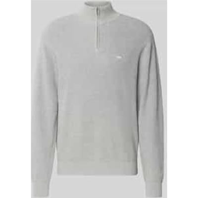 Gebreide pullover met opstaande kraag
