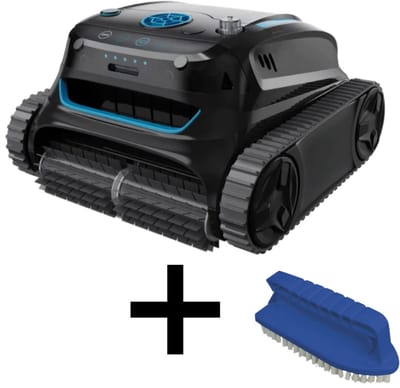 Wybot - Zwembadrobot S2 - Draadloze Zwembadrobot - Zwembadonderhoud - Zwembad Stofzuiger - Incl. Gratis Handborstel
