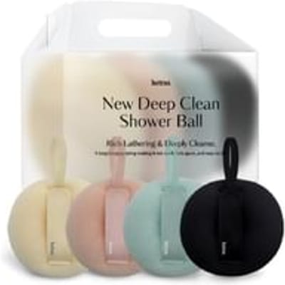 hetras - New Deep Clean Shower Ball Set 4 pcs