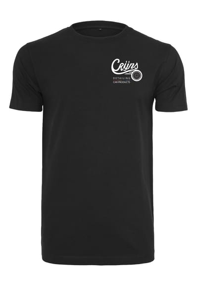 CRIJNS KWALITEITS T-SHIRT ZWART / WIT Logo - MEDIUM