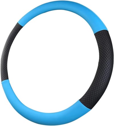 Stuurhoes Auto - Stuurwiel Cover - Veilig Rijden - Antislip Ademend - 38 cm Diameter - Blauw