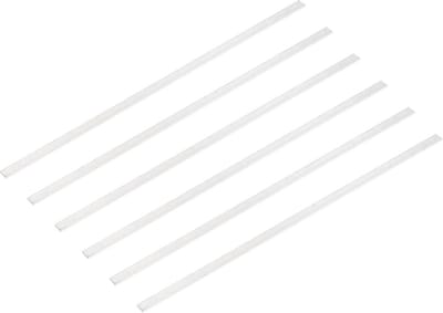 6 Stuks Vierkante Aluminium Platte Staven 2mm x 8mm x 305mm 6061 Aluminium Profiel