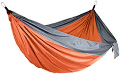 Kampeerhangmat - Reishangmat - Outdoor Ontspanning - Ademend Parachute Nylon - 300kg Draagvermogen - Tweekleurig