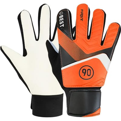 1 Paar Voetbal Keepershandschoenen voor Kinderen Latex Voetbal Doelman Wanten Anti-botsing Antislip Lichtgewicht Sportartikelen NO7