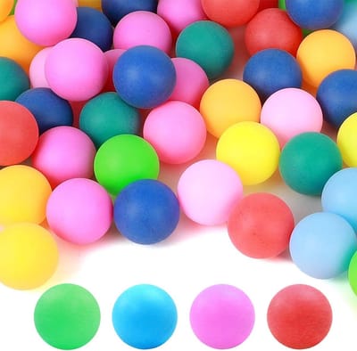 50x Kleurrijke Tafeltennisballen 35mm voor Plezier en Decoratie