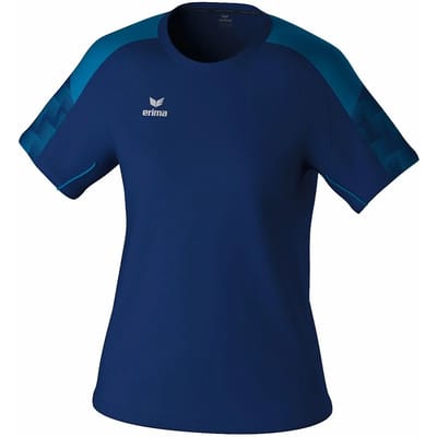 Erima Evo Star T-Shirt Dames - Marine / Mykonos | Maat: 34
