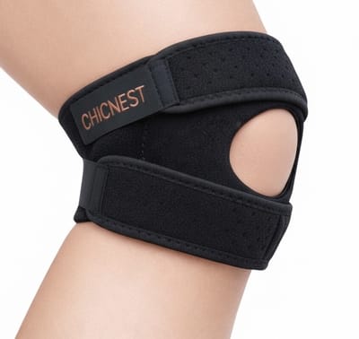 Kniebrace – Verstelbare Kniebandage – Patellabrace voor Heren / Dames – Ondersteuning bij Patella Blessures, Artrose & Meniscus – Verstelbare pasvorm – knie compressie – Knieband –