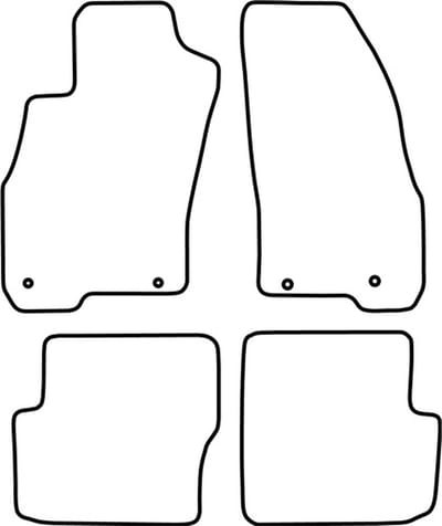 Mattenset Fiat Punto Evo - 3 deurs