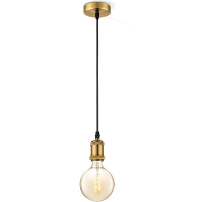 Home sweet home hanglamp Vintage Spiral g125 - Brons - amber