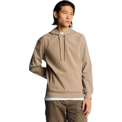 Lyle & Scott Heren Hybride Hoodie (Bruin)