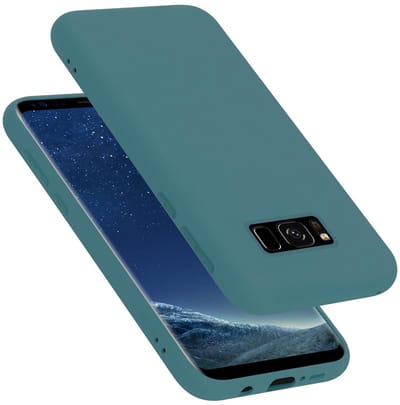 Cadorabo Hoesje geschikt voor Samsung Galaxy S8 PLUS in LIQUID GROEN - Beschermhoes gemaakt van flexibel TPU silicone Case Cover