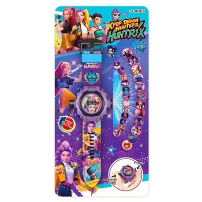 Nieuwe Heksenjager Projectiehorloge Afbeeldingen Kinderen Elektronisch Lichtgevend Speelgoed Lumizzo Emira 24 s Spelen Entertainment Veilig Plezier Kindvriendelijk 2